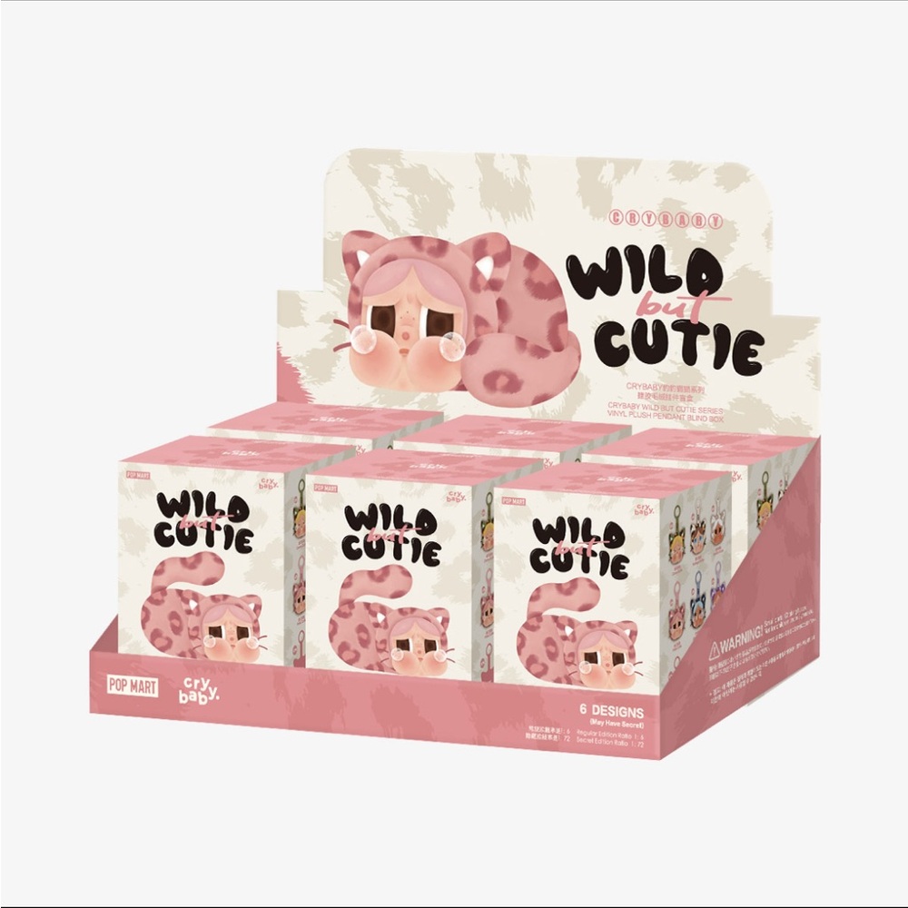 CRYBABY Wild but Cutie Series - Vinyl Plush Pendant Blind Box- Whole set